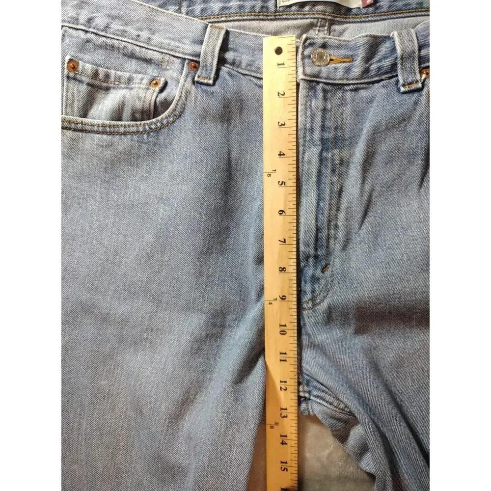 Vtg Levis 550 Jeans Mens 36x31 Relaxed Fit Light Wash Retro Y2K Streetwear USA